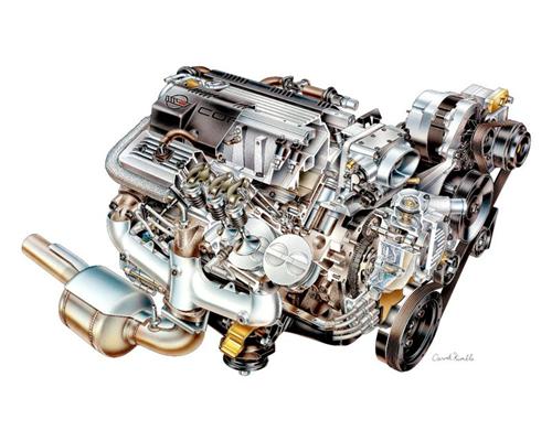 2014款科尔维特小缸体发动机解析11